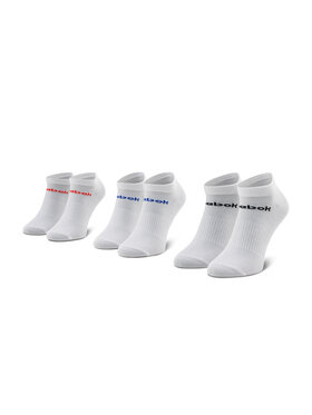 Reebok Reebok Набір 3 пар низьких шкарпеток unisex Act Core Low Cut Sock 3P GN7764 Білий