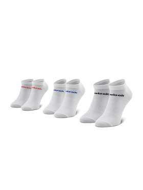 Reebok Reebok Súprava 3 párov kotníkových ponožiek unisex Act Core Low Cut Sock 3P GN7764 Biela