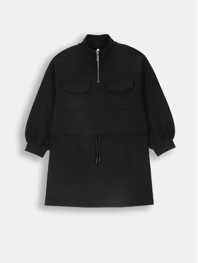 Coccodrillo Coccodrillo Трикотажна сукня ZC4129101CGJ Чорний Regular Fit