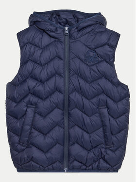 United Colors Of Benetton United Colors Of Benetton Vestă 2TWDCJ00R Bleumarin Regular Fit