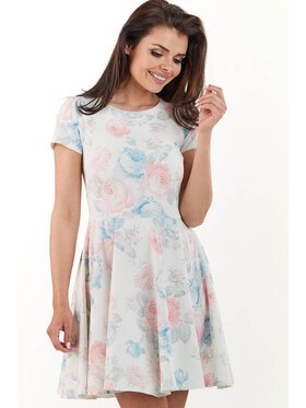 Infinite You Infinite You Sukienka codzienna M174 Kolorowy Basic Fit