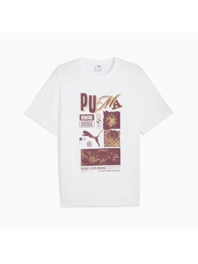 Puma Puma T-Shirt 632116 Biały Regular Fit