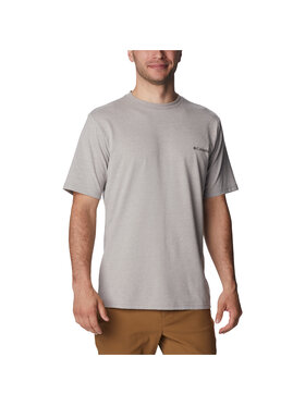 Columbia Columbia T-Shirt Columbia CSC Basic Logo SS Tee Szary Regular Fit