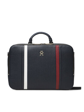 Tommy Hilfiger Tommy Hilfiger Nešiojamo kompiuterio krepšys Th Emblem Laptop Bag Corp AW0AW15116 Tamsiai mėlyna