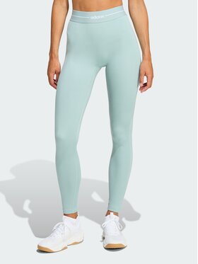 adidas adidas Legginsy 158862 Zielony Fitted Fit