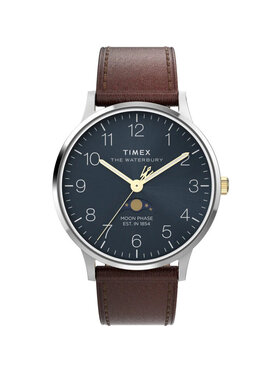 Timex Timex Zegarek TW2W75600 Brązowy