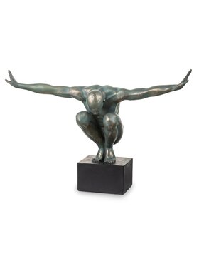 MIAhome MIAhome Figurka mężczyzny 31x49x15 cm UOMO Kolorowy
