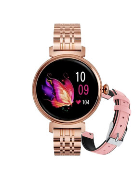 Rubicon Rubicon Smartwatch SMARUB280 Różowe złoto