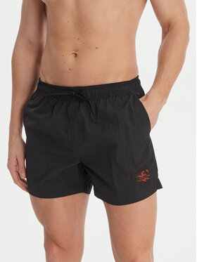 HUGO HUGO Szorty kąpielowe Dominica 50493450 Czarny Regular Fit