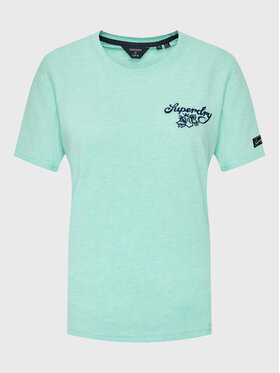 Superdry Superdry Тишърт Vintage Pride In Craft W1010784A Зелен Regular Fit