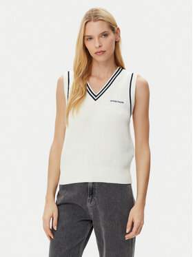 Guess Jeans Guess Jeans Pulover W5GR02 Z3HM1 Écru Regular Fit