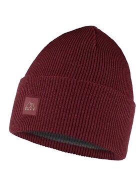 Buff Buff Czapka Buff Crossknit Beanie Bordowy