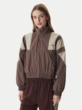 adidas adidas Світшот Blocked Washed KD8787 Коричневий Oversize