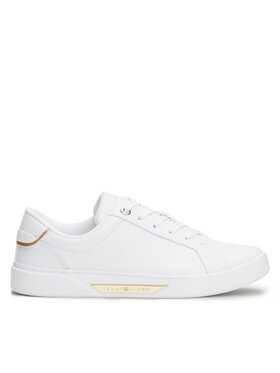 Tommy Hilfiger Tommy Hilfiger Sneakers Chic Hw Court Sneaker FW0FW07813 Bianco