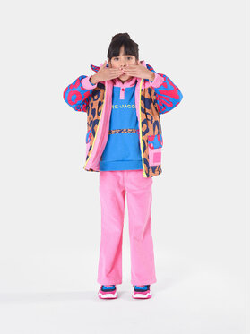 The Marc Jacobs The Marc Jacobs Spodnie materiałowe W14333 Różowy Flare Fit