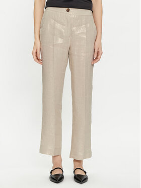 Marella Marella Pantaloni di tessuto Turbigo 2413131164 Beige Regular Fit