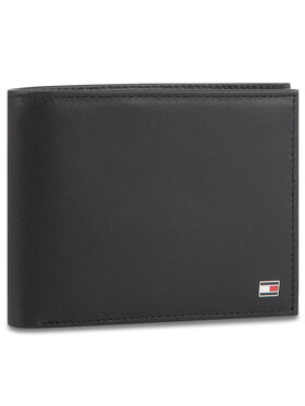 Tommy Hilfiger Tommy Hilfiger Große Herren Geldbörse Eton Cc And Coin Pocket AM0AM00651 Schwarz