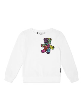 PHILIPP PLEIN PHILIPP PLEIN Longsleeve 27799 Biały Regular Fit