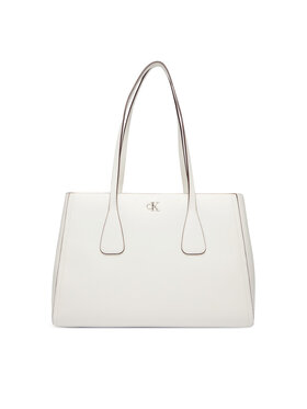 Calvin Klein Calvin Klein Rankinė Ck Medium Work Tote LV04F3442G Balta