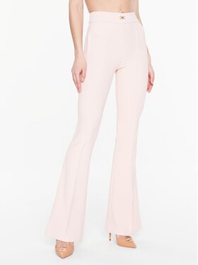 Elisabetta Franchi Elisabetta Franchi Kalhoty z materiálu PA-054-31E2-V250 Růžová Slim Fit