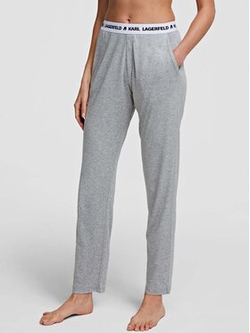 KARL LAGERFELD KARL LAGERFELD Dámské kalhoty 215W2182 Šedá Regular Fit