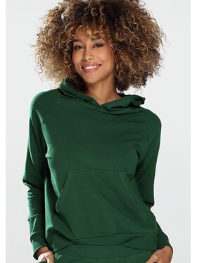 DKaren Sport DKaren Sport Bluza Seattle Zielony Classic Fit