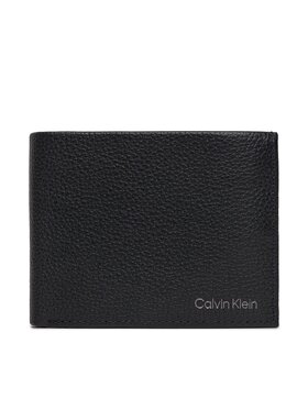 Calvin Klein Calvin Klein Duży Portfel Męski Warmth Trifold 10Cc W/Coin L K50K507969 Czarny