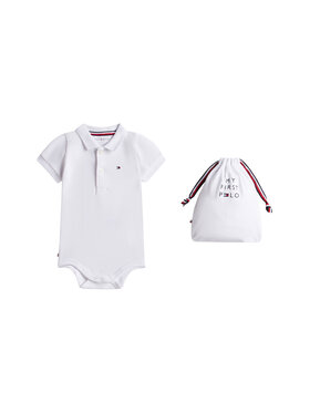 Tommy Hilfiger Tommy Hilfiger Body dziecięce Essential KN0KN02372 Biały