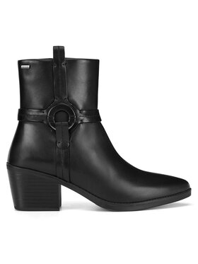 MEXX MEXX Īsie zābaki MICP1710243W Melns
