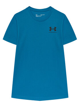 Under Armour Under Armour T-Shirt Ua Sportstyle Left Chest Ss 1363280 Modrá Loose Fit