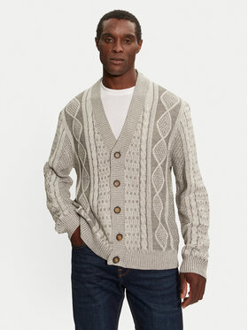 Brave Soul Brave Soul Kardigan MK-248ASHBERY Szary Regular Fit