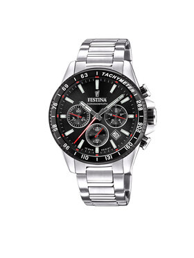 Festina Festina Hodinky Timeless Chronograph F20560/6 Stříbrná