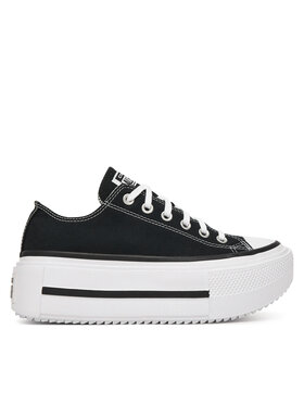 Converse Converse Sneakers aus Stoff Chuck Taylor All Star Lift Double Stack Platform A15490C Schwarz