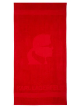 KARL LAGERFELD KARL LAGERFELD Ręcznik KL18TW01 | Beach Towel Czerwony