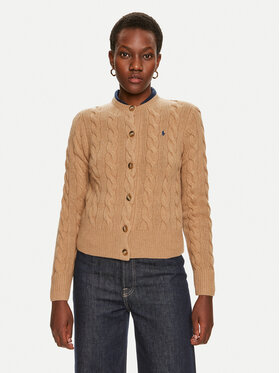 Polo Ralph Lauren Polo Ralph Lauren Kardiganas 211910443001 Smėlio Regular Fit