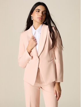 Oltre Oltre Marynarka Q809R004607N006 Różowy Slim Fit
