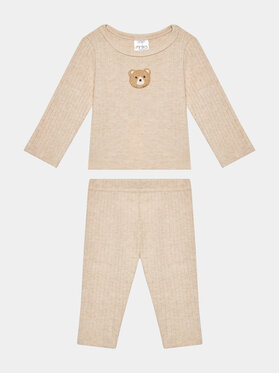 Jamiks Jamiks Completo maglietta e pantaloni Bull JZG443 Beige Regular Fit