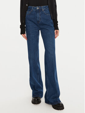 AMI PARIS AMI PARIS Jeansy FTR420.DE0031 Granatowy Wide Leg