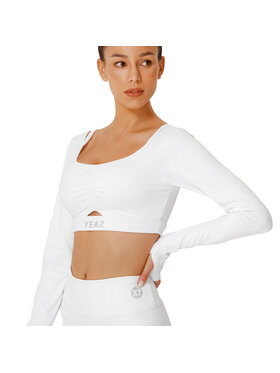 Yeaz Yeaz Top HORIZON Biały Slim Fit