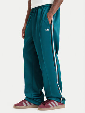 adidas adidas Παντελόνι φόρμας Adicolor Spacer Baggy Track Pant KS7429 Πράσινο Relaxed Fit
