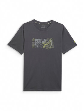 4F 4F T-Shirt TREKKING Szary ciemny Regular Fit