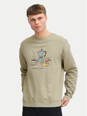 Solid Solid Світшот Mulder 21108364 Бежевий Regular Fit