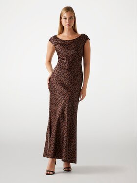 Guess Guess Sukienka 178545 Kolorowy Classic Fit