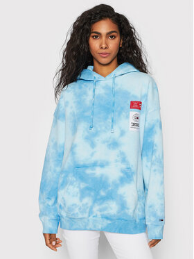 Tommy Jeans Tommy Jeans Bluza DW0DW12646 Niebieski Oversize