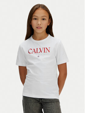 Calvin Klein Jeans Calvin Klein Jeans T-Shirt IG0IG03060 Bílá Regular Fit