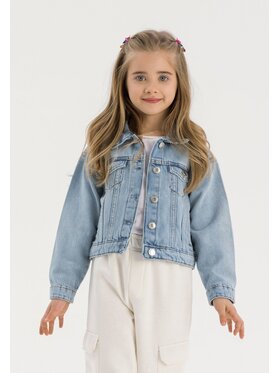 MINOTI MINOTI Kurtka jeansowa 22jacket41 Błękitny Oversize
