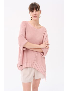 blue shadow blue shadow Sweter Gustti Różowy Standard Fit