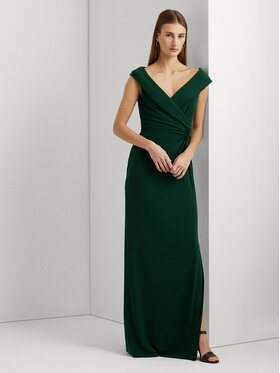 Lauren Ralph Lauren Lauren Ralph Lauren Večerní šaty 253863940012 Zelená Slim Fit