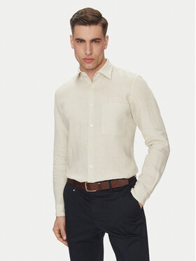 Marc O'Polo Marc O'Polo Πουκάμισο 523 7428 42318 Μπεζ Regular Fit