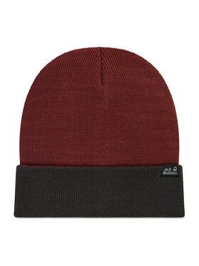 Jack Wolfskin Jack Wolfskin Czapka Rib Hat 1903891-2185 Bordowy